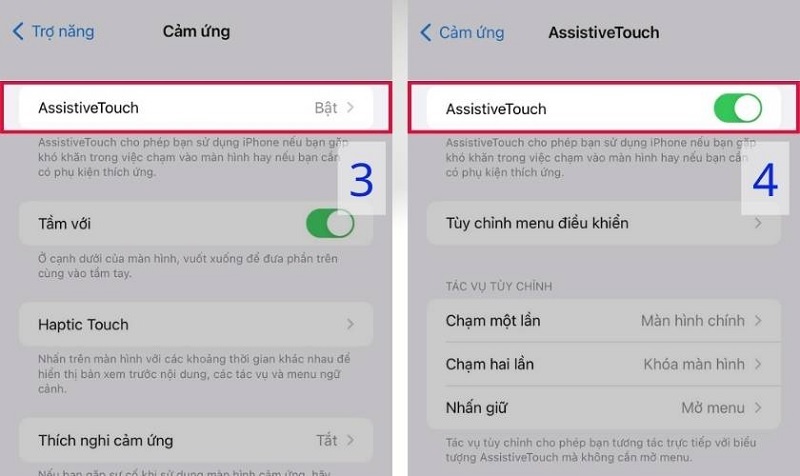 Nhấn giữ Khoá màn hình điện thoại