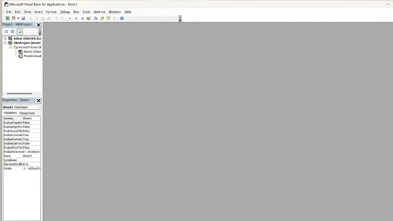 Nhấn tổ hợp phím Alt + F11 để mở Visual Basic Nhấn tổ hợp phím Alt + F11 để mở Visual Basic