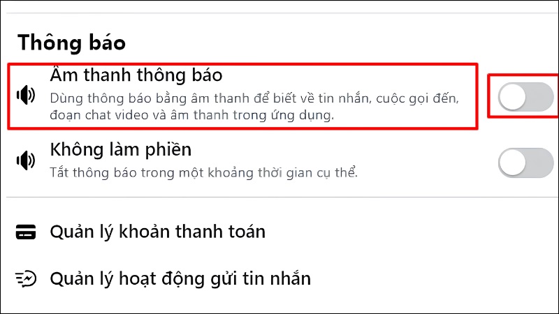 Tắt âm thanh thông báo trong Messenger trên máy tính Tắt âm thanh thông báo trong Messenger trên máy tính