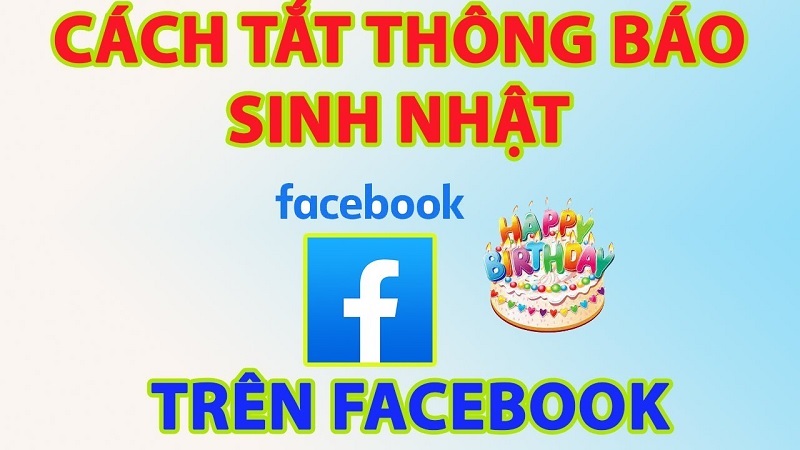 Cách tắt thông báo sinh nhật trên Facebook trên máy tính