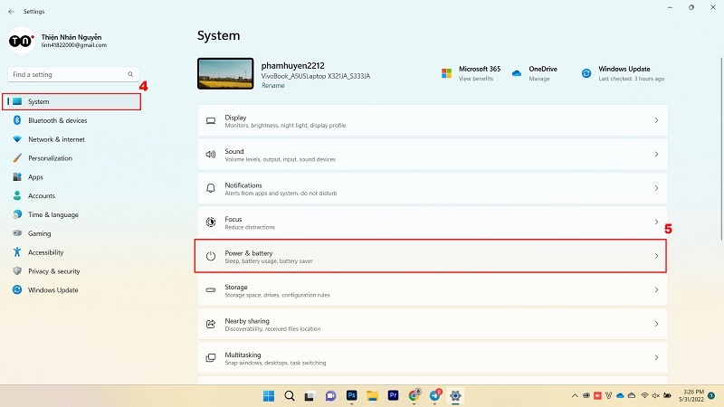 Cách tắt tính năng tự động điều chỉnh trên Windows 11