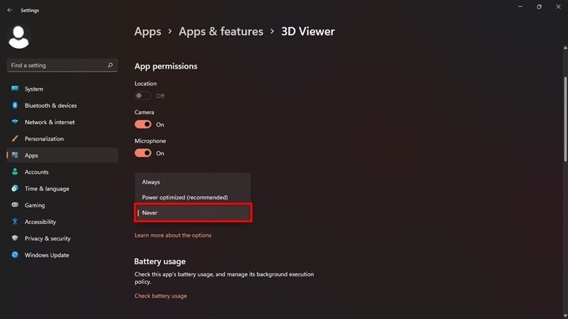 Cách tắt ứng dụng chạy ngầm trên Windows 11 Cách tắt ứng dụng chạy ngầm trên Windows 11