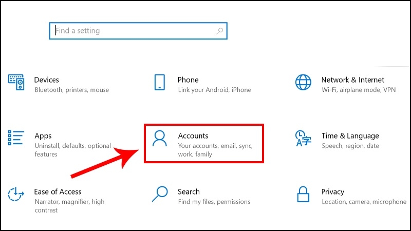 Thêm tài khoản Microsoft làm user mới trên máy bước 2