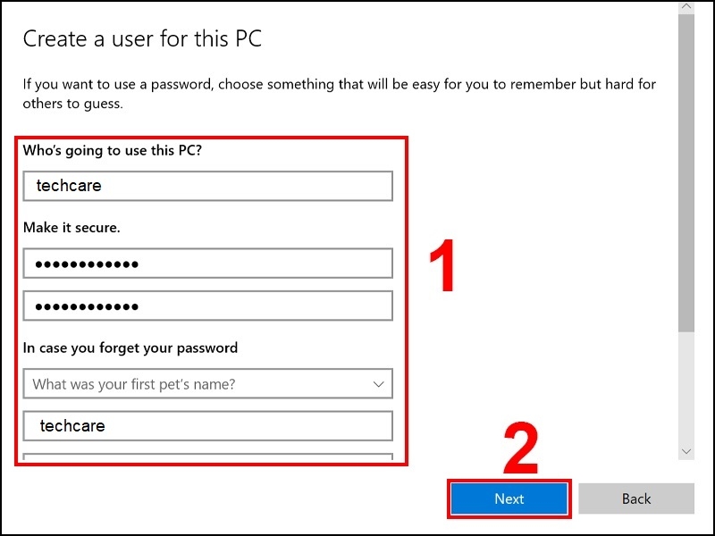 Thêm tài khoản Microsoft làm user mới trên máy bước 6
