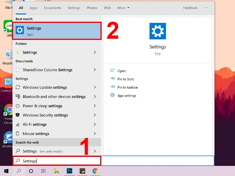 Thêm tài khoản Microsoft làm user mới trên máy bước 1