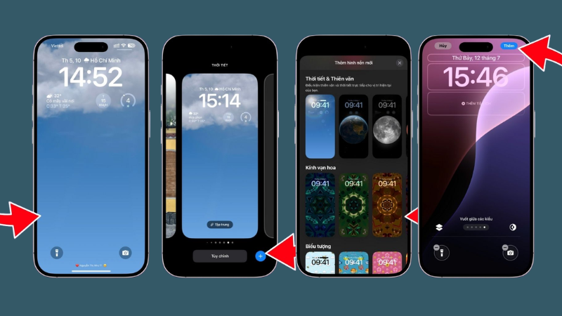 Cách thêm hình nền mới iPhone mà không cần xóa hình nền hiện tại