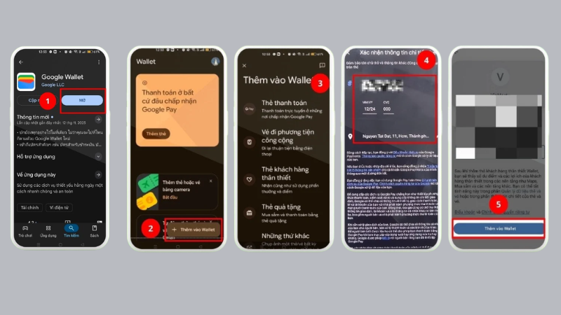 Cách Thêm Thẻ Vào Google Wallet