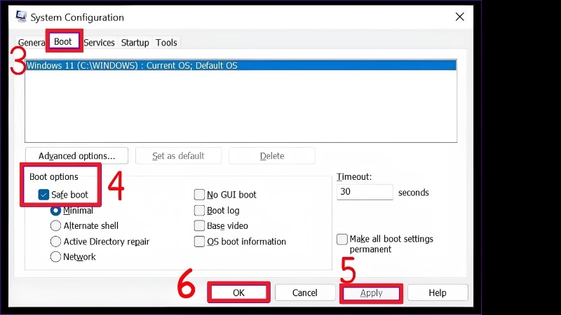 Cách thoát khỏi Safe Mode, Trở về Windows bình thường bước 2 Cách thoát khỏi Safe Mode, Trở về Windows bình thường bước 2