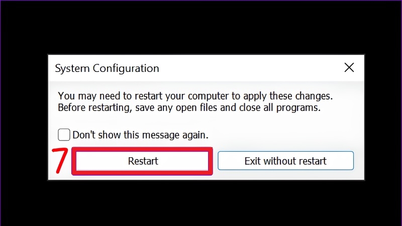 Cách thoát khỏi Safe Mode, Trở về Windows bình thường bước 3 Cách thoát khỏi Safe Mode, Trở về Windows bình thường bước 3