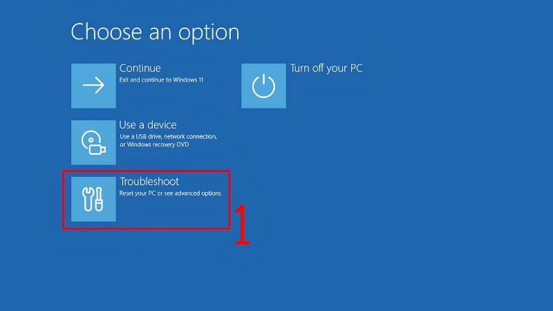 Bạn chọn Troubleshoot, rồi Advanced options, rồi Startup Settings, và bấm Restart bước 1 Bạn chọn Troubleshoot, rồi Advanced options, rồi Startup Settings, và bấm Restart bước 1