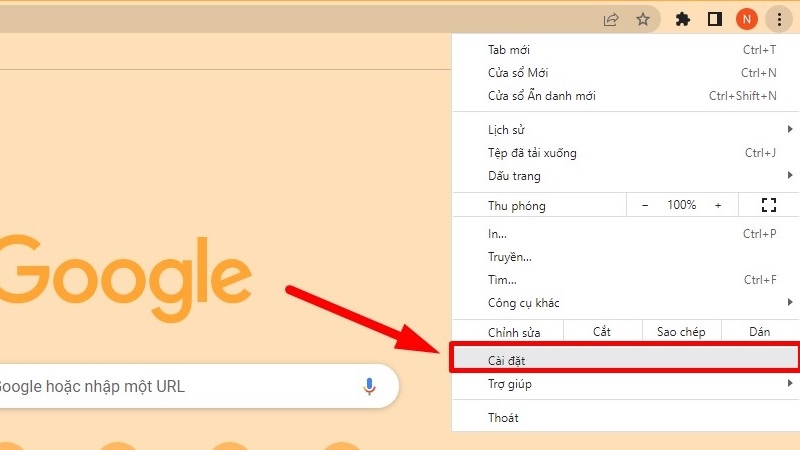 Xem mật khẩu trong Cài đặt Chrome