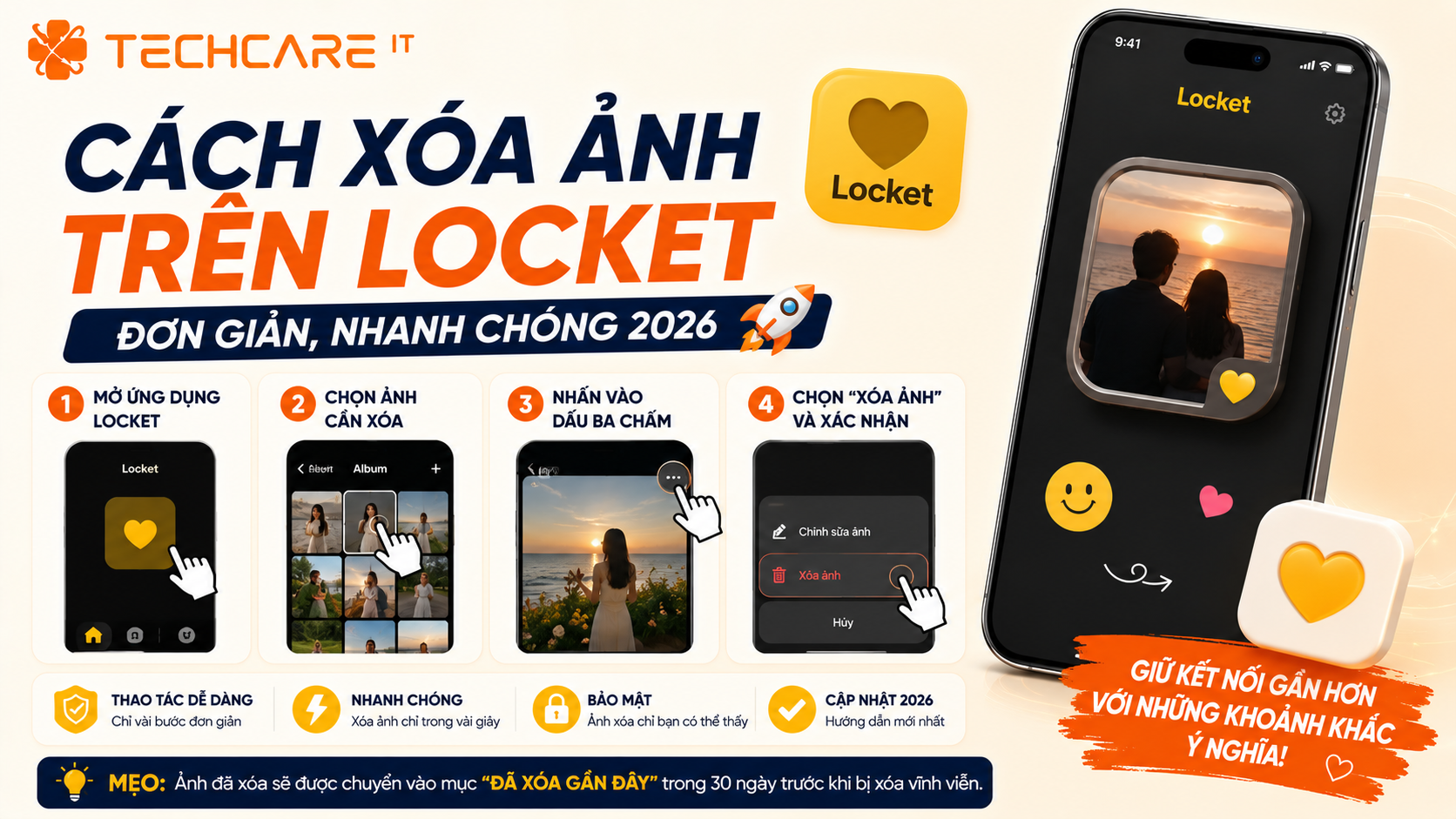 Cách Xóa Ảnh Trên Locket Đơn Giản, Nhanh Chóng 2026