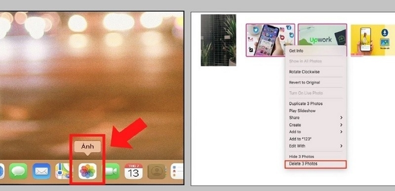 Cách xóa nhiều ảnh trên MacBook