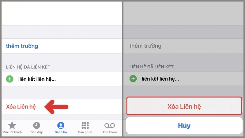 Cách xóa danh bạ iPhone nhanh chóng chỉ với vài bước