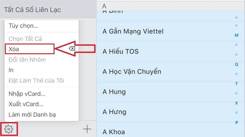 Cách xóa danh bạ iPhone nhanh chóng chỉ với vài bước