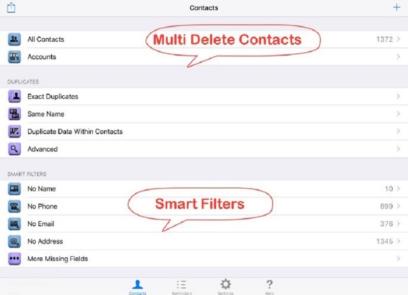 Cách xóa danh bạ trên iPhone hàng loạt bằng Delete Contacts +