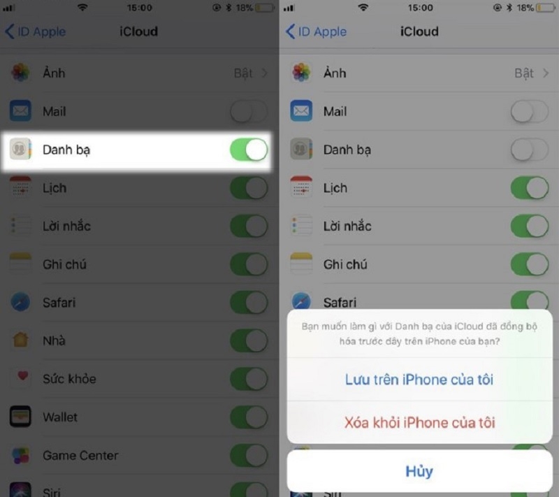 Chọn Xóa khỏi iPhone của tôi