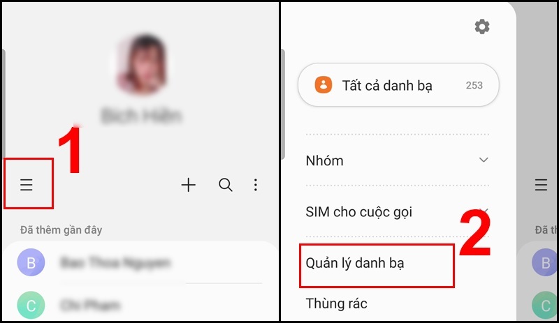Cách hợp nhất danh bạ trùng lặp trên Android bằng cài đặt