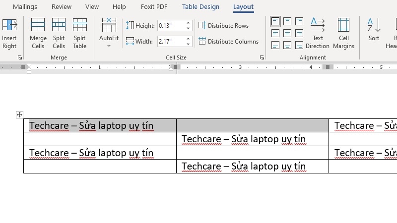 Cách xóa đường kẻ trong Word bằng công cụ Eraser