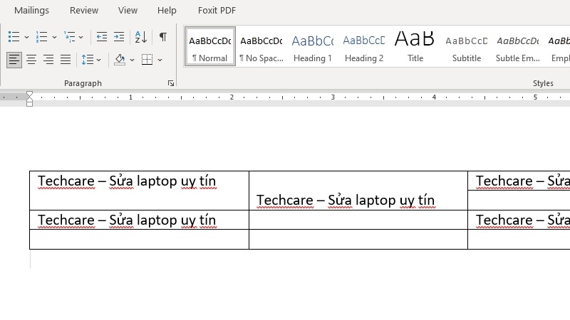 Cách xóa đường kẻ trong Word bằng công cụ Borders