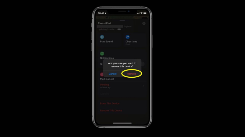 Cách xóa iCloud trên Find My dễ dàng