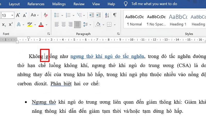 Tại sao lại xuất hiện khoảng trắng thừa trong Word?