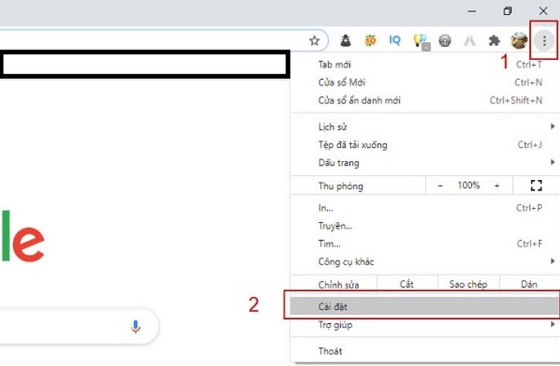 Cách xóa lịch sử tìm kiếm Google trên máy tính