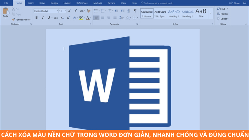 Cách xóa màu nền chữ trong Word đơn giản, nhanh chóng và đúng chuẩn