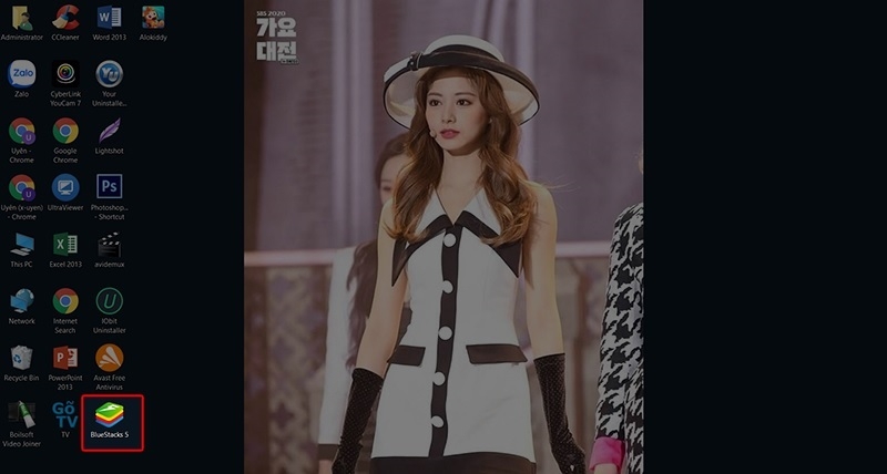 Khởi động phần mềm giả lập BlueStacks