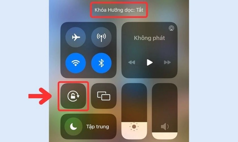 Chọn vào biểu tượng ổ khóa có mũi tên xoay