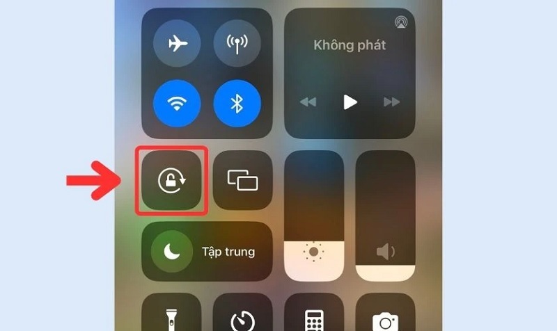 Chọn vào biểu tượng ổ khóa có mũi tên xoay