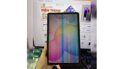 Cách xử lý màn hình iPad bị lỗi màu, loang màu
