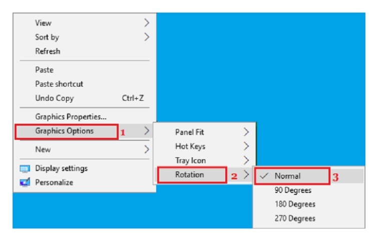 Cách xoay màn hình trên windows 10