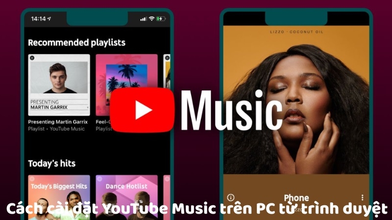 Cách cài đặt YouTube Music trên PC từ trình duyệt