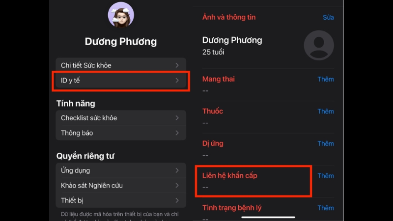 Cài ID Y Tế Và Liên Hệ Khẩn Cấp Trước Khi Cần