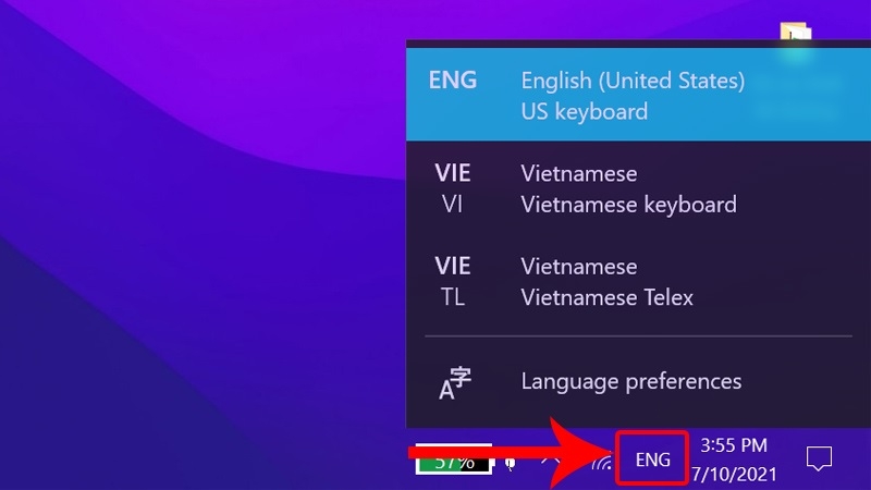Chọn kiểu gõ Telex hoặc VNI trong UniKey