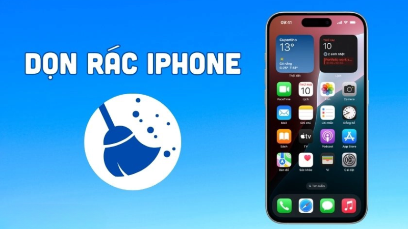 Cài ứng dụng dọn rác cho iPhone