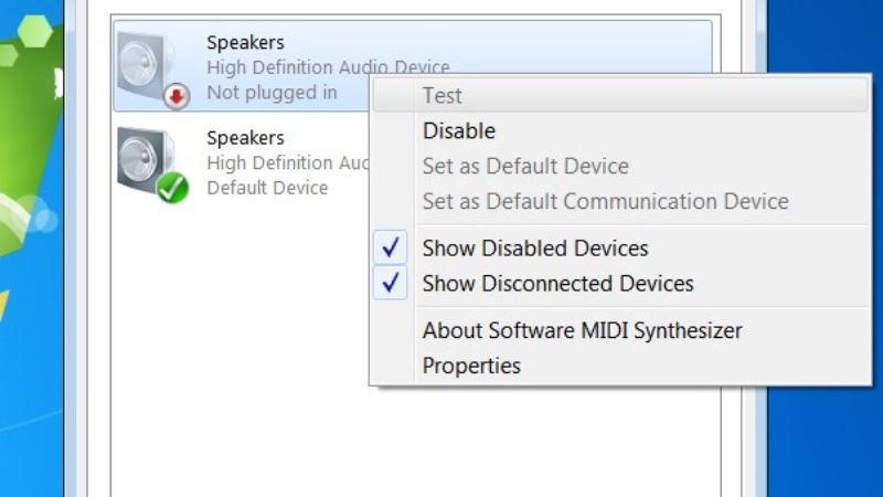 Hướng khắc phục từng trường hợp cắm tai nghe vào máy tính không nghe được