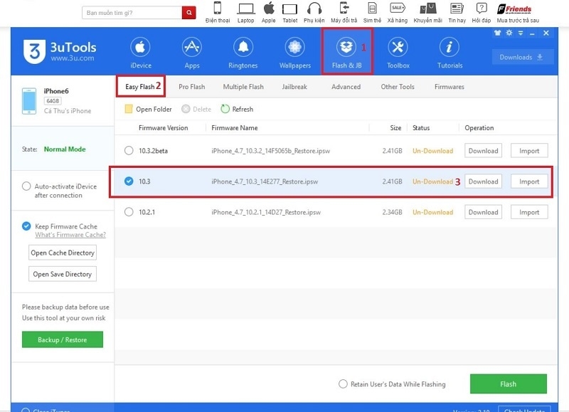 Nhấn vào nút Download
