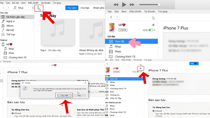 Cập Nhật iOS Bằng Máy Mac