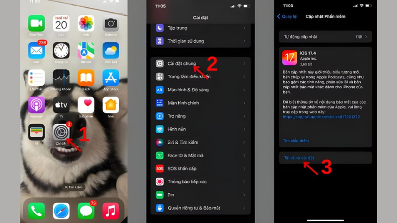 Cập nhật iOS lên phiên bản mới nhất