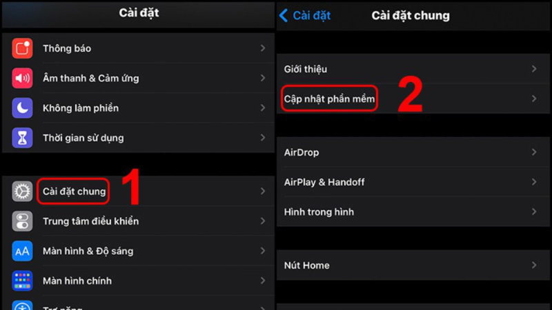 Cập nhật phần mềm dễ dàng
