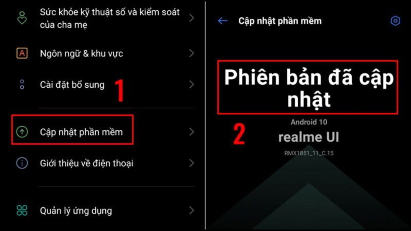 Cập nhật phần mềm