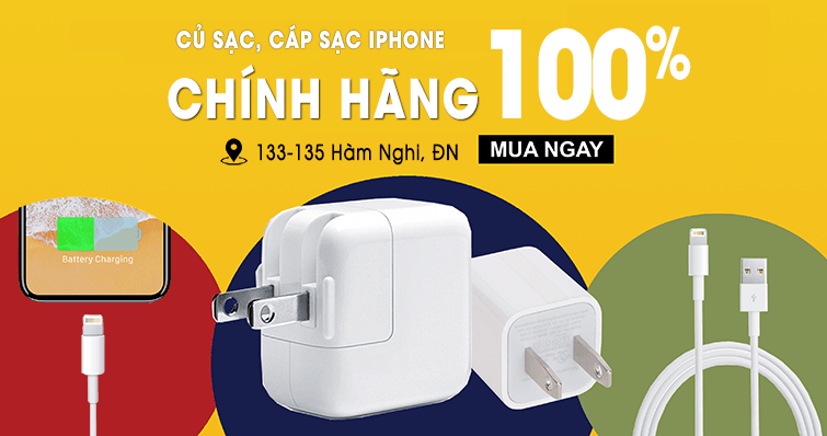 cáp sạc củ sạc iphone chính hãng tại đà nẵng