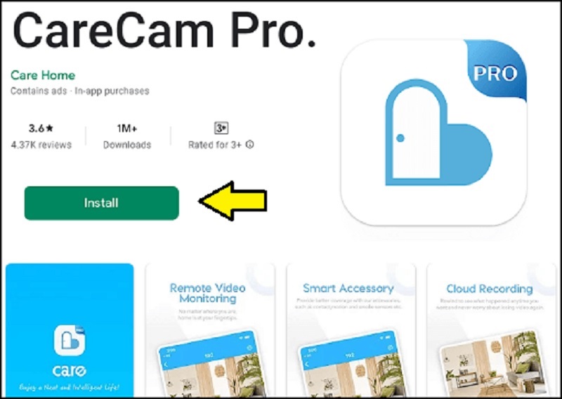 Hướng dẫn cách tải và cài đặt CareCam Pro PC chi tiết nhất