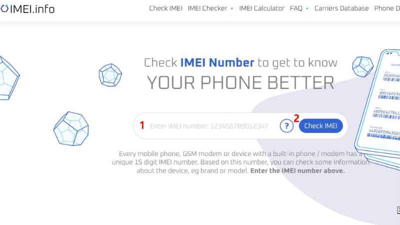 Check Bảo Hành Huawei qua bên imei.info