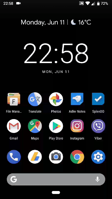 chia đôi màn hình android 9