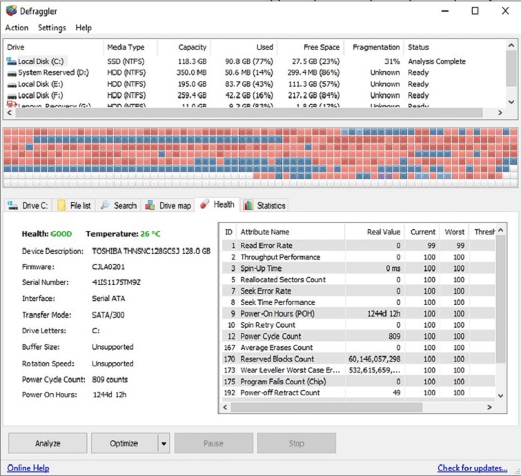 PHẦN MỀM CHỐNG PHÂN MẢNH Ổ CỨNG DEFRAGGLER