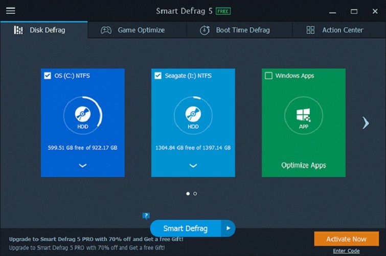 PHẦN MỀM CHỐNG PHÂN MẢNH Ổ CỨNG SMART DEFRAG