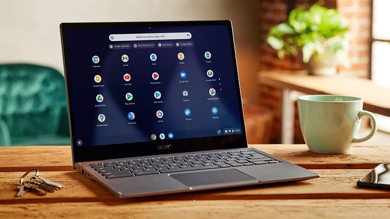 Màn hình khởi động nhanh của Chrome OS